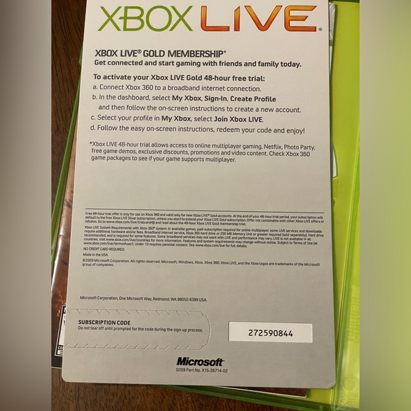 Call of Duty: Modern Warfare 2 ( Xbox 360) CIB + 48 Hour Free Trial New - Picture 6 of 6